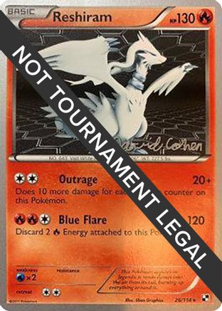 Reshiram - 2011 (David Cohen) 26 - World Championship Decks - Poke-Collect