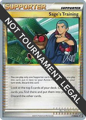 Sage's Training - 2011 (Christopher Kan) 77 - World Championship Decks - Poke-Collect