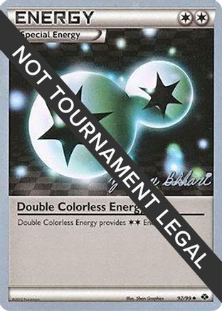 Double Colorless Energy - 2012 (Zachary Bokhari) 92 - World Championship Decks - Poke-Collect