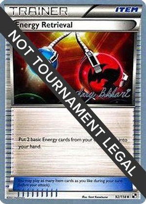 Energy Retrieval - 2012 (Zachary Bokhari) 92 - World Championship Decks - Poke-Collect