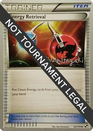Energy Retrieval - 2012 (Shuto Itagaki) 92 - World Championship Decks - Poke-Collect