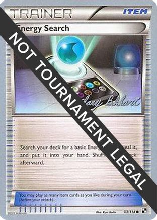 Energy Search - 2012 (Zachary Bokhari) 93 - World Championship Decks - Poke-Collect