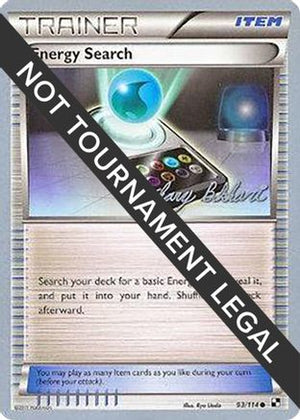 Energy Search - 2012 (Zachary Bokhari) 93 - World Championship Decks - Poke-Collect