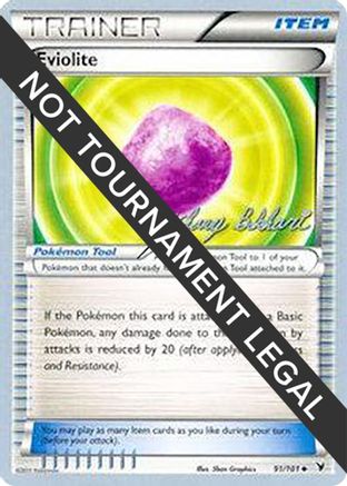 Eviolite - 2012 (Zachary Bokhari) 91 - World Championship Decks - Poke-Collect