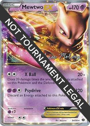 Mewtwo EX - 2012 (Chase Moloney) 54 - World Championship Decks - Poke-Collect