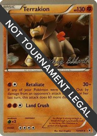 Terrakion - 2012 (Zachary Bokhari) 73 - World Championship Decks - Poke-Collect
