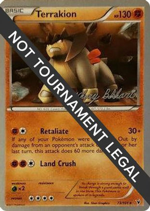 Terrakion - 2012 (Zachary Bokhari) 73 - World Championship Decks - Poke-Collect