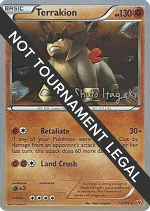 Terrakion - 2012 (Shuto Itagaki) 73 - World Championship Decks - Poke-Collect