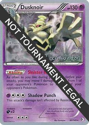 Dusknoir - 2013 (Ian Whiton) 63 - World Championship Decks - Poke-Collect