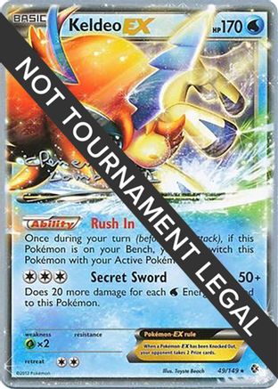 Keldeo EX - 2013 (Clement Lamberton) 49 - World Championship Decks - Poke-Collect