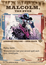 Malcolm, the Eyes (OTJ-295) - Outlaws of Thunder Junction: (Showcase) (Borderless) Foil - Poke-Collect