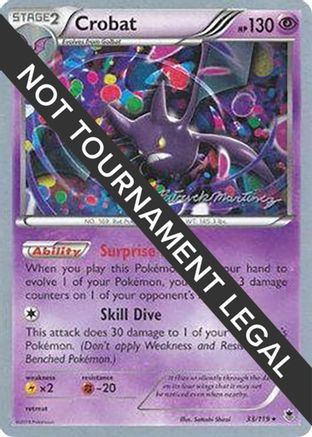 Crobat - 2015 (Patrick Martinez) 33 - World Championship Decks - Poke-Collect