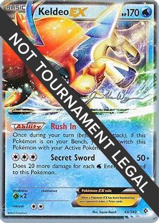 Keldeo EX - 2015 (Jacob Van Wagner) 49 - World Championship Decks - Poke-Collect