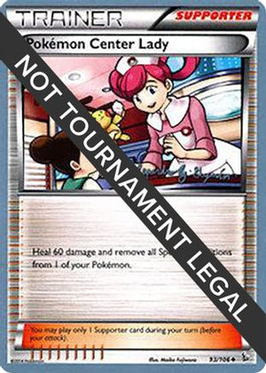Pokemon Center Lady - 2015 (Alejandro Ng-Guzman) 93 - World Championship Decks - Poke-Collect
