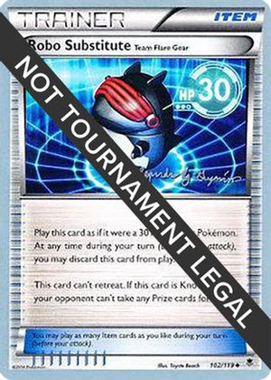 Robo Substitute (Team Flare Gear) - 2015 (Alejandro Ng-Guzman) 102 - World Championship Decks - Poke-Collect