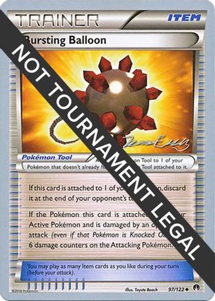 Bursting Balloon - 2016 (Jesper Eriksen) 97 - World Championship Decks - Poke-Collect