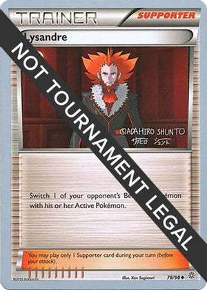 Lysandre - 2016 (Shunto Sadahiro) 78 - World Championship Decks - Poke-Collect