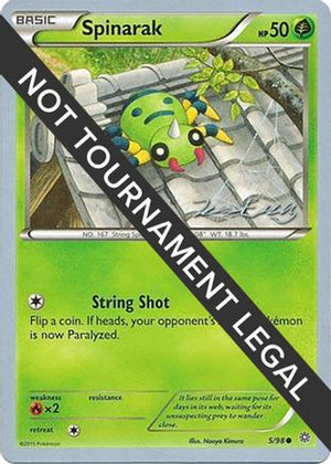 Spinarak - 2016 (Jesper Eriksen) 5 - World Championship Decks - Poke-Collect