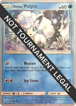 Alolan Vulpix - 2017 (Diego Cassiraga) 21 - World Championship Decks - Poke-Collect