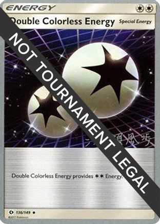 Double Colorless Energy - 2017 (Kabu Fukase) 136 - World Championship Decks - Poke-Collect