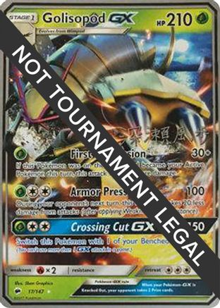 Golisopod GX - 2017 (Kabu Fukase) 17 - World Championship Decks - Poke-Collect