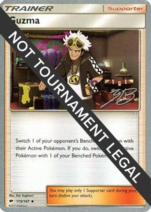 Guzma - 2017 (Zachary Bokhari) 115 - World Championship Decks - Poke-Collect