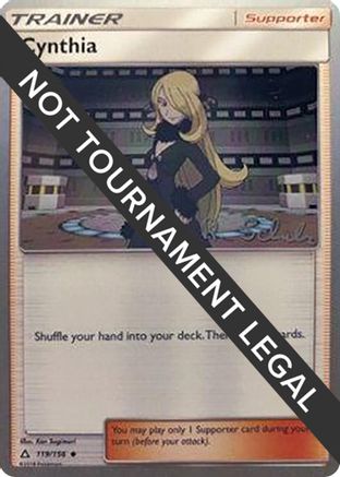 Cynthia - 2018 (Robin Schulz) 119 - World Championship Decks - Poke-Collect