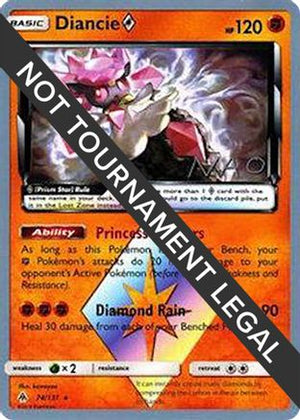 Diancie Prism Star - 2018 (Naohito Inoue) 74 - World Championship Decks