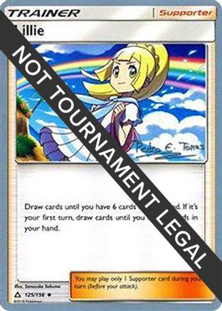 Lillie - 2018 (Pedro Eugenio Torres) 125 - World Championship Decks - Poke-Collect