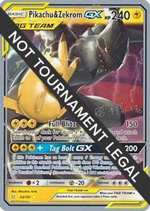 Pikachu & Zekrom GX - 2019 (Haruki Miyamoto) 33 - World Championship Decks - Poke-Collect