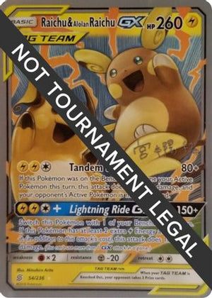 Raichu & Alolan Raichu GX - 2019 (Haruki Miyamoto) 54 - World Championship Decks - Poke-Collect