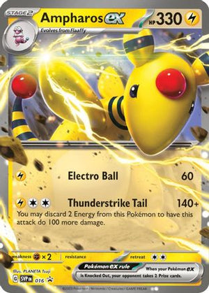 Ampharos ex 16 - SV Scarlet & Violet Promo Cards Holofoil - Poke-Collect