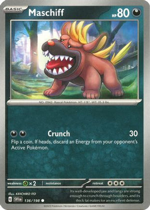 Maschiff - 136/198 136 - SV01 Scarlet & Violet Base Set Reverse Holofoil - Poke-Collect