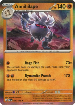 Annihilape 109 - SV01 Scarlet & Violet Base Set Holofoil - Poke-Collect