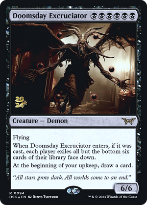 Doomsday Excruciator (PRE-094) - Duskmourn: House of Horror Promos Foil - Poke-Collect