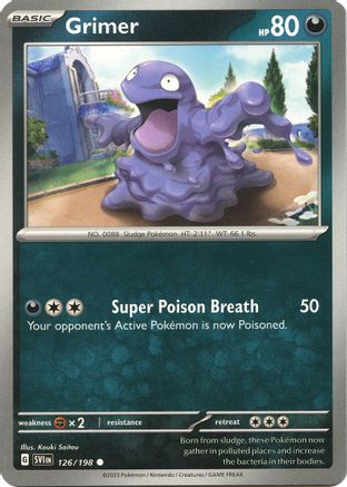 Grimer 126 - SV01 Scarlet & Violet Base Set - Poke-Collect