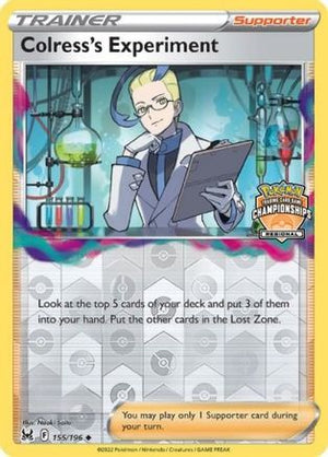 Colress's Experiment (Regional Championships) 155 - League & Championship Cards Reverse Holofoil - Poke-Collect