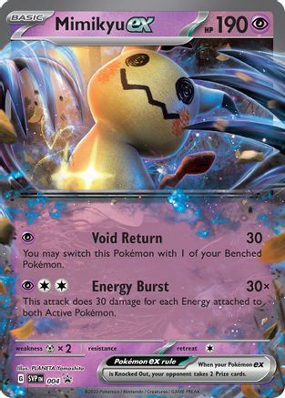 Mimikyu ex - 004 4 - SV Scarlet & Violet Promo Cards Holofoil - Poke-Collect