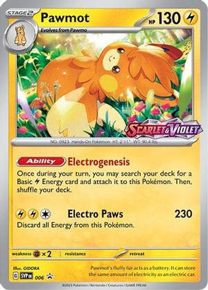 Pawmot 6 - SV Scarlet & Violet Promo Cards Holofoil - Poke-Collect