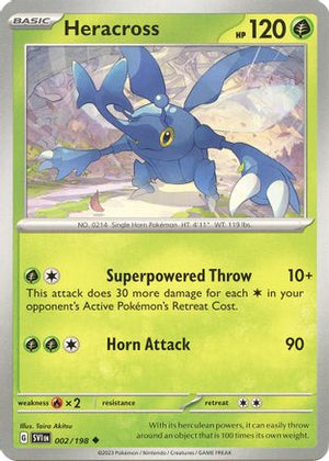 Heracross 2 - SV01 Scarlet & Violet Base Set Reverse Holofoil - Poke-Collect