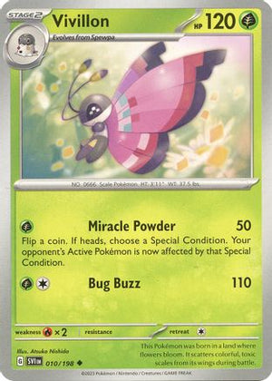 Vivillon 10 - SV01 Scarlet & Violet Base Set - Poke-Collect