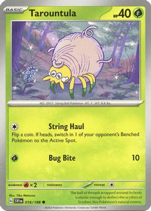 Tarountula - 016/198 16 - SV01 Scarlet & Violet Base Set - Poke-Collect