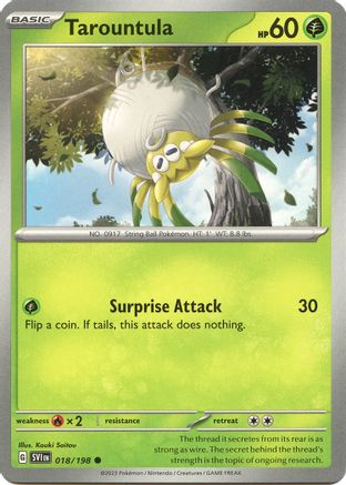 Tarountula - 018/198 18 - SV01 Scarlet & Violet Base Set - Poke-Collect