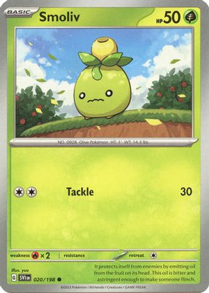 Smoliv - 020/198 20 - SV01 Scarlet & Violet Base Set Reverse Holofoil - Poke-Collect