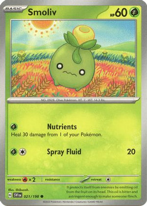 Smoliv - 021/198 21 - SV01 Scarlet & Violet Base Set Reverse Holofoil - Poke-Collect
