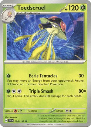 Toedscruel 26 - SV01 Scarlet & Violet Base Set Reverse Holofoil - Poke-Collect