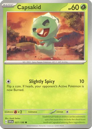 Capsakid - 027/198 27 - SV01 Scarlet & Violet Base Set - Poke-Collect