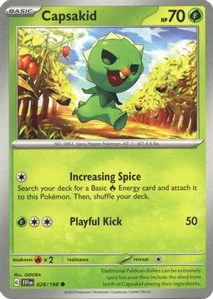 Capsakid - 028/198 28 - SV01 Scarlet & Violet Base Set - Poke-Collect