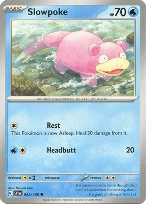Slowpoke - 042/198 42 - SV01 Scarlet & Violet Base Set Reverse Holofoil - Poke-Collect