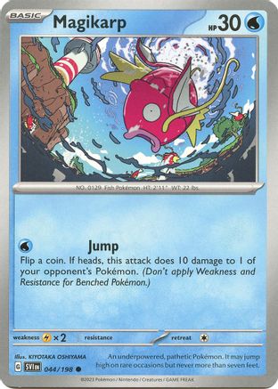Magikarp 44 - SV01 Scarlet & Violet Base Set Reverse Holofoil - Poke-Collect